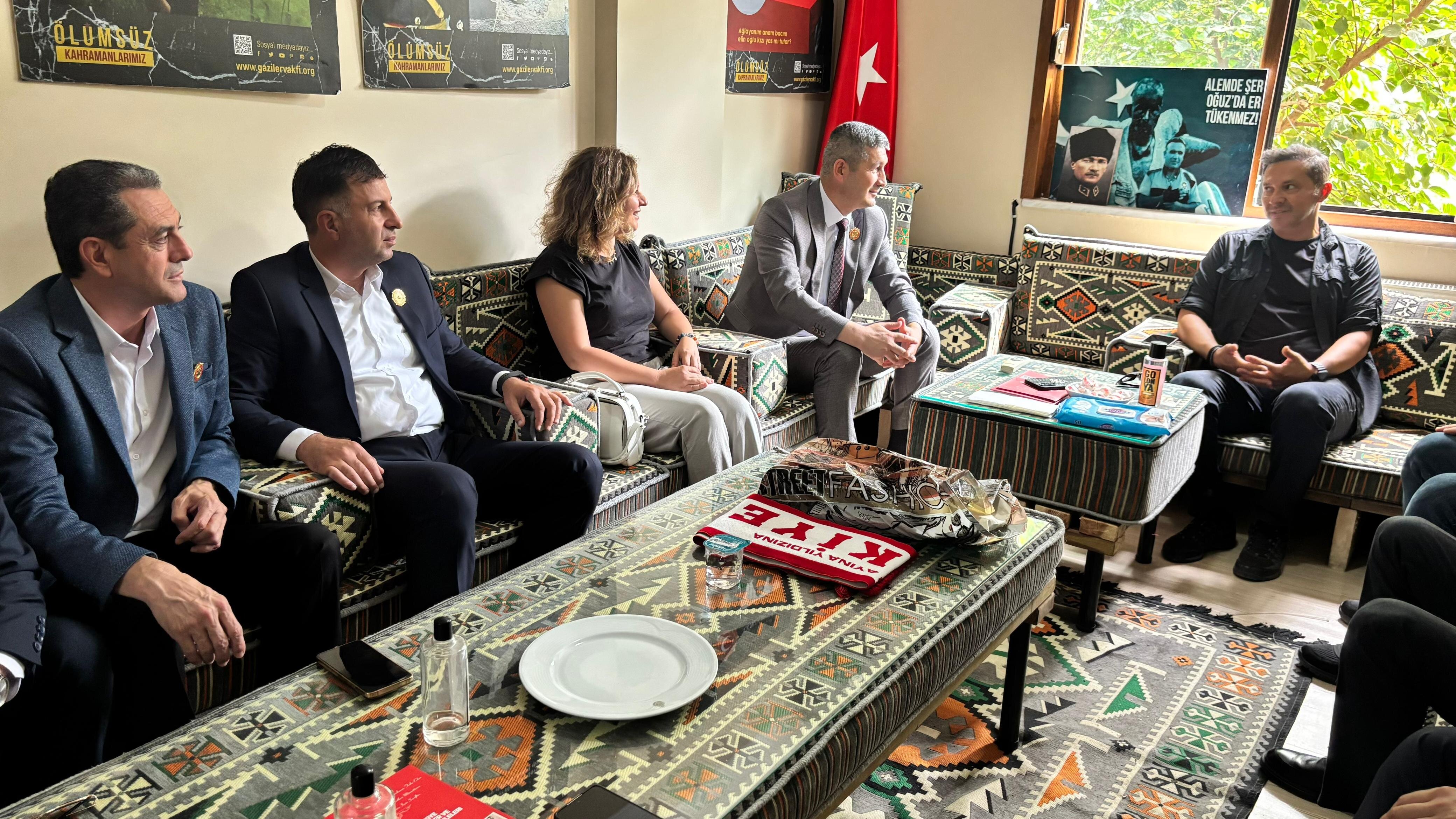 Qazi jurnalistlərimiz Türkiyə Qazilər Vəqfində - FOTOLAR