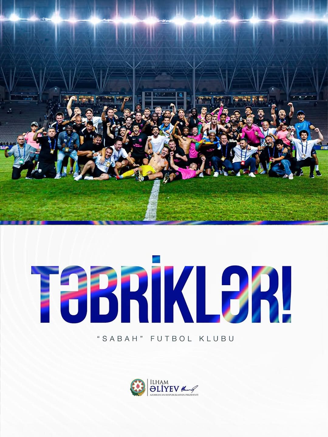 "Biz də öz gücümüzü və İLHAMımızı Sizdən alırıq": "Sabah" Prezidentə təşəkkür etdi – FOTO